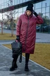 Пальто 5018-1 винный Ladysecret