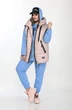 Спортивный костюм 4001 голубой+розовый Ladysecret