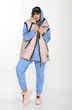 Спортивный костюм 4001 голубой+розовый Ladysecret