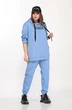 Спортивный костюм 4002 голубой+белый Ladysecret