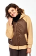 Куртка 9011 бежевый-шоколад Ladysecret