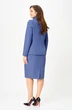 Костюм с юбкой 20303 темно-голубой LeNata фото 2