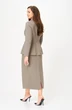 Костюм с юбкой 20549 капучино LeNata фото 2