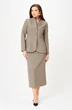 Костюм с юбкой 20549 капучино LeNata