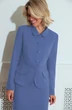 Костюм с юбкой 21212 темно-голубой LeNata фото 3