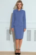 Костюм с юбкой 21212 темно-голубой LeNata