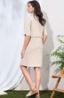 Костюм с платьем 21262 бежевый LeNata
