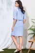 Костюм с платьем 21262 голубой LeNata