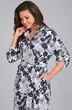 Костюм брючный 21271 рисунок на белом LeNata