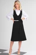 Костюм с юбкой 31299 черный LeNata