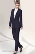 *Костюм брючный 33694 темно-синий LeNata