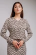 Костюм с юбкой 001 бежевый LegendStyle