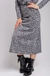 Костюм с юбкой 001 серый LegendStyle