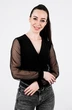 Боди 033 черный горох LegendStyle