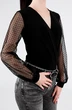 Боди 033 черный горох LegendStyle