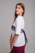 Футболка 037 белый + бант LegendStyle