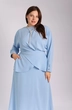 Блузка B-028-LONG голубой LegendStyle фото 3