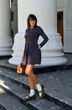 Платье D-005 серо-бодовый LegendStyle фото 4