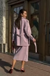 Тренч G-015 лиловый мини LegendStyle фото 2