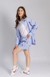 Костюм с шортами K-007 бело-голубой LegendStyle фото 5