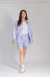 Костюм с шортами K-007 бело-голубой LegendStyle фото 3