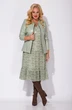 Костюм с платьем 1100-922 олива Liliana-style