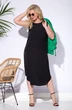 Костюм с платьем 1190 зеленый + черный Liliana-style