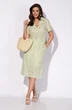 Костюм с юбкой 1299 фисташка Liliana-style