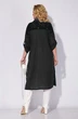 Костюм брючный 1306 БРл черный + белый Liliana-style