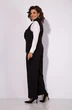 Костюм брючный 1338 черный Liliana-style