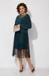Костюм с юбкой 1394 изумруд Liliana-style