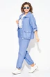 Костюм брючный 1445Н голубой Liliana-style фото 4
