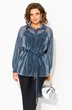 Блузка 1496 синий Liliana-style фото 2