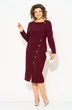 Платье 1501 бордо Liliana-style