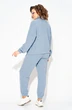 Костюм брючный 1503 голубой Liliana-style фото 2