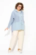 Костюм брючный 1515-1507 голубой + экрю Liliana-style фото 3