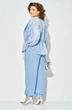 Костюм брючный 1535 голубой Liliana-style фото 2