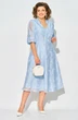 Платье 1537 голубой Liliana-style