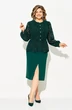 Костюм с юбкой 1586 изумруд Liliana-style фото 3