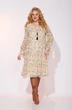 Костюм с платьем 988N-922L бежевый + светлый Liliana-style