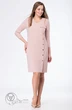 Платье 1671 розовый Linia-L