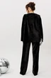 Костюм брючный 966 черный Liona фото 2
