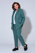 Костюм брючный 858 изумруд Liona фото 3