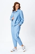 Костюм брючный 945 голубой Liona
