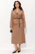 Костюм с юбкой 962 карамель Liona фото 5