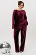 Костюм брючный 966 винный Liona
