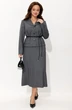 Костюм с юбкой 962 серый меланж Liona фото 4