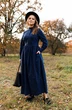 Платье 130 синий MARSHOP