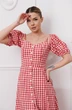 Платье 153 красный MARSHOP