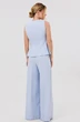 Костюм брючный 189 голубой MARSHOP фото 2